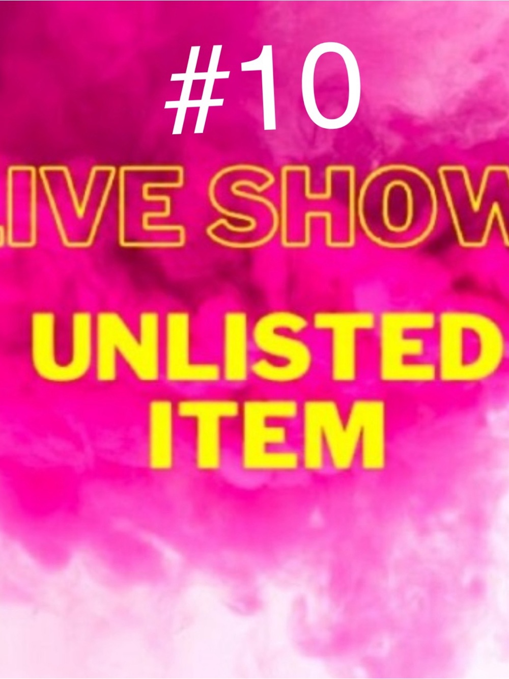 Live Show Unlisted Item - Pink Home Accent